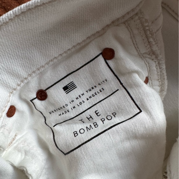 NWOT AYR The Bomb Pop Jeans in White Size 25L - Picture 4 of 9